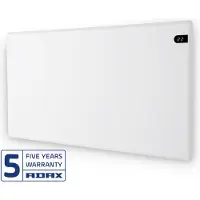 Adax Neo NP, color blanco, pantalla LCD, 1000 W, 230 V, 762 mm, 84 mm