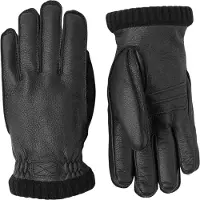 Hestra - Deerskin Primaloft Rib - Guantes size 10, gris