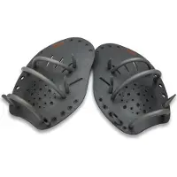 Zoggs - Matrix Hand Paddles - Manguitos de natación size L, negro/gris