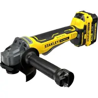 Stanley Amoladora Angular Inalámbrica 125mm V20 18v 2*4.0ah