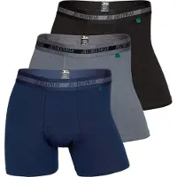 JBS Calzoncillo boxer azul oscuro / gris / negro