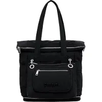 Desigual , Mochila Voyager multibolsillo, Poliamida, Negro, U