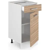 Vicco Mueble bajo de cocina R-Line Sonoma 40 cm sin encimera, Model 29702