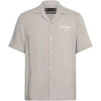 AllSaints Underground Ss Shirt Whisper Grey Talla: XL | Camisas Casuales Outlet | Hombre | Gris
