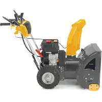 Stiga , quitanieves a gasolina ST 3256 P | Motor de 212 cm³ con 6 CV | Ancho de trabajo de 55 cm | 5 marchas hacia adelante y 1 marcha hacia atrás | Ideal para entradas de vehículos y aceras