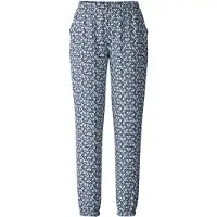 Calida Pantalón de pijama azul claro / azul oscuro / blanco