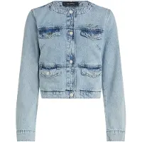Karl Lagerfeld Button Denim Jacket Light Blue Denim Talla: XS | Chaquetas Vaqueras Outlet | Mujer | Azul