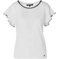 KOROSHI Camiseta negro / blanco