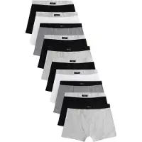 Next Calzoncillo gris moteado / negro / blanco