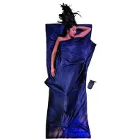 Cocoon - TravelSheet Silk / Cotton - Saco de dormir de viaje size 220 x 90 cm, azul