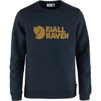 Fjällräven - Sudaderas - Fjällräven Logo Sweater M Dark Navy de Algodón - Talla L - Azul marino