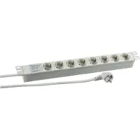 Efbe-Schott EFB Elektronik Koop PROFIversal: Barra de enchufes (para montaje en rack) - Corriente alterna 250 V - Entrada: CEE 7/7 - Conexiones de salida: 8 (CEE 7/3)