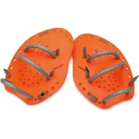Zoggs - Matrix Hand Paddles - Manguitos de natación size M, naranja/gris