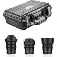 Samyang Conjunto Básico De Lentes Dslr Sony E