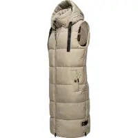 NAVAHOO Chaleco beige / negro / blanco