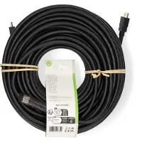 Nedis Cable Hdmi De Alta Velocidad Cvgl34002bk300 Sobre Ethernet Hdmi-hdmi 4k Arc 10.2 Gbps 30 M 30hz