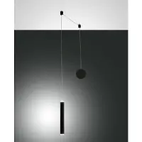 FABAS LUCE Lámpara colgante de diseño minimalista en color mate, con instalación descentralizada - - LED de 6,5 W con regulador de intensidad