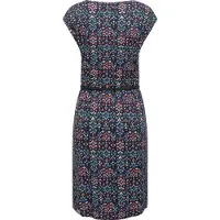 Ragwear Vestido 'Lilithe Ikat' azul oscuro / rosa
