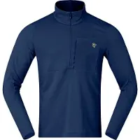 Norrøna - Ropa de senderismo - Femund Warm1 Zip Neck M'S Indigo Night - Talla S - Azul
