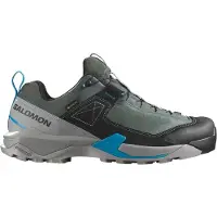 Salomon - Zapatillas de senderismo Hombre - X Ultra Alpine GTX M Urban Chic / Black / Transcend Blue - Talla 41 1/3 - Gris