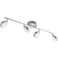 Eglo Salto, aplique, bombillas no reemplazables, 3000 K, 220-240 V, cromo