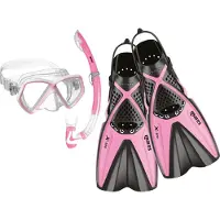 Mares - Kid's Set X-One Pirate - Kit de snorkel size 24-29 - XS, rosa
