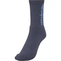 Woolpower - Sport Socks 400 Logo - Calcetines de trekking size 45-48, azul/negro