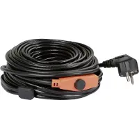 Kerbl Cable calefactor con protección anticongelante, de 1 metro, con termostato