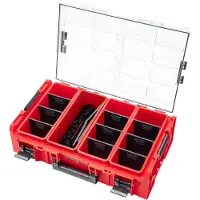 Qbrick System ONE Organizer 2XL 2.0 RED ULTRA HD Custom + adaptador ONE Connect 582 x 387 x 172 mm 19,5 l apilable IP66