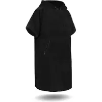 Normani Albornoz corto ' Surfer Poncho ' negro