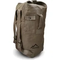 Normani Mochila deportiva 'Submariner 90' beige oscuro / negro