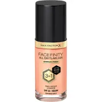 Max Factor All Day Flawless Facefinity 3 in 1 - Maquillaje de larga duración 30 ml 64C Oro Rosa