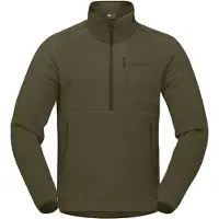 Norrøna - Ropa de senderismo - Femund Warm2 Zip Neck Olive Night - Talla S - Caqui