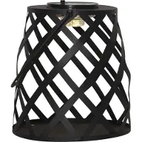 Star Trading Lámpara solar LED Calabria, rombos, alto 20 cm