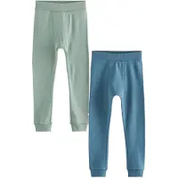 Next Leggings azul paloma / verde pastel