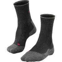 Falke Calcetines deportivos antracita / rojo