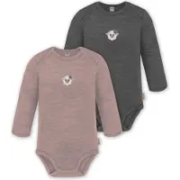 Normani Pijama entero/body 'Auckland' marrón moteado / gris oscuro