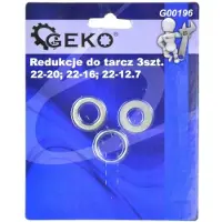 GEKO Anillos de separación para discos de corte, 3 unidades, modelo 02719