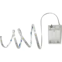 Blulaxa Tira de LED , 1 metro, 1 W, 3000 K, funciona con batería