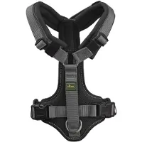 Hunter - Maldon Up - Arnés para perro size L, negro/gris