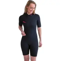 Jobe Shorty De Manga Corta Con Cremallera Trasera Para Mujer Savannah 2 Mm