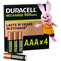 Duracell Aaa Duralock Recargable 900 4 Unidades