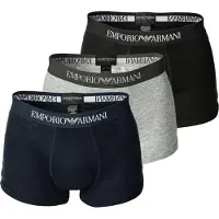 Emporio Armani Calzoncillo boxer navy / gris moteado / negro / offwhite