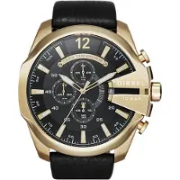 Diesel Reloj analógico 'Mega Chief' oro / negro