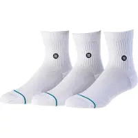 Stance - Icon Quarter 3 Pack - Calcetines multifuncionales size 38-42, gris