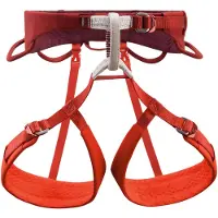 Petzl - Arneses Escalada - Adjama Dark Red - Talla L - Rojo