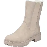Bonprix Botas Chelsea crema