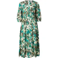 White Stuff Lucy Midi Dress Green Print Talla: 6 REGULAR | Vestidos Midi Outlet | Mujer | Verde