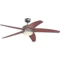 WESTINGHOUSE Ventilador de techo LED Bendan de , de madera, silencioso