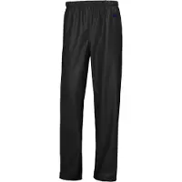 Helly Hansen para hombre. 53268 Pantalón impermeable Moss negro (L), Casual, Poliuretano, outlet 2026.